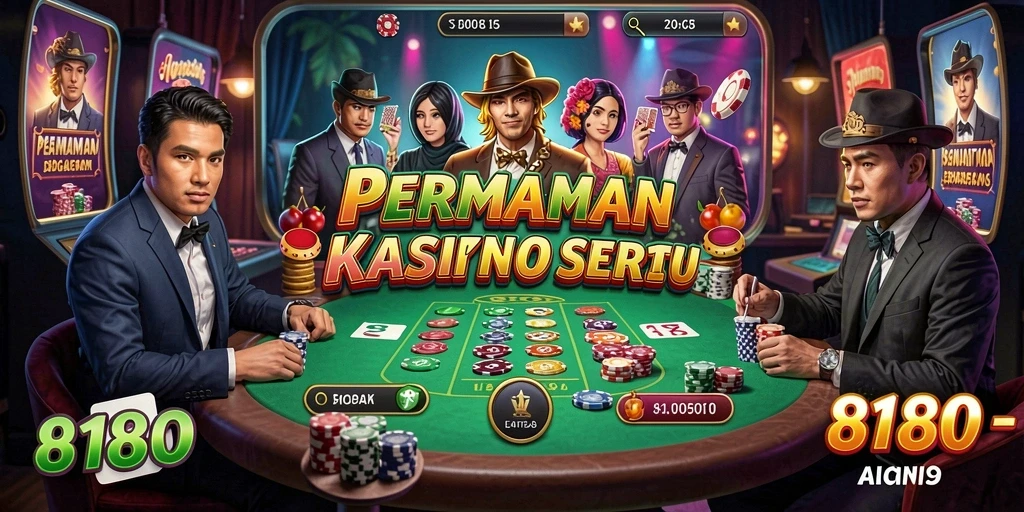 Screenshot utama 8180 menampilkan gameplay kasino yang menarik.