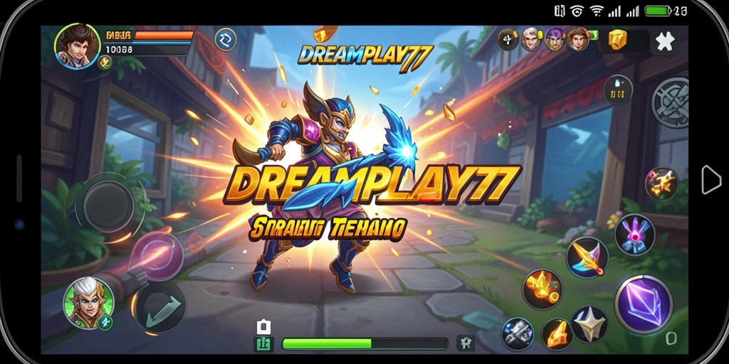Tampilan gameplay intens dengan strategi yang mendebarkan.