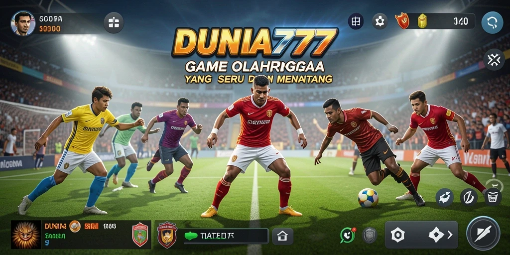 Tampilan gameplay DUNIA777 yang dinamis dan penuh aksi.