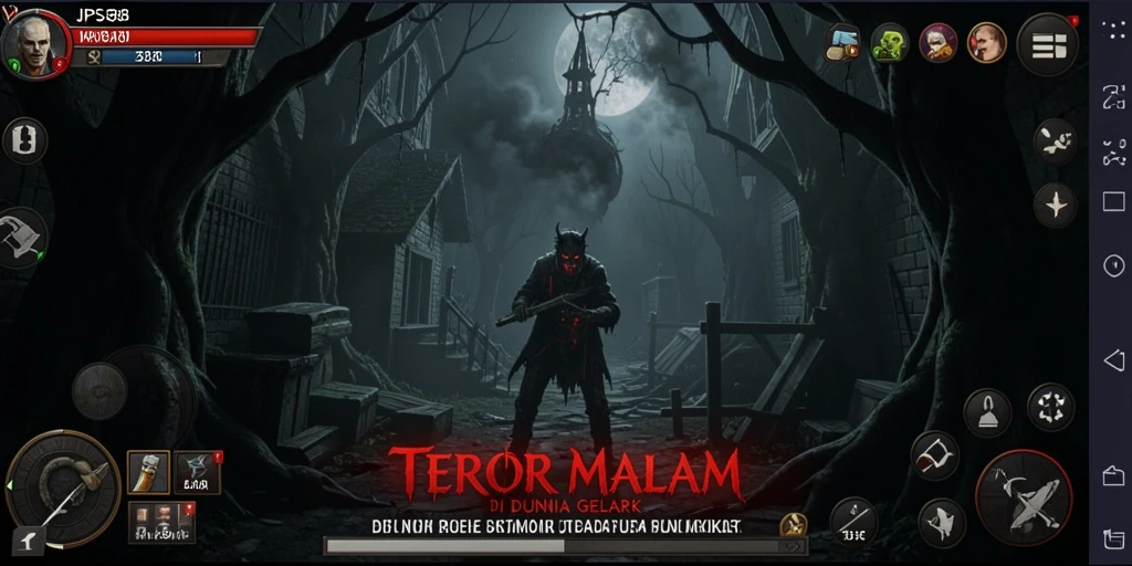 Tampilan gameplay menyeramkan dari JPS88 yang penuh ketegangan.