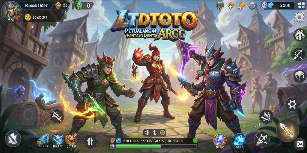 Tangkapan layar menunjukkan pertarungan seru dalam LTDTOTO.