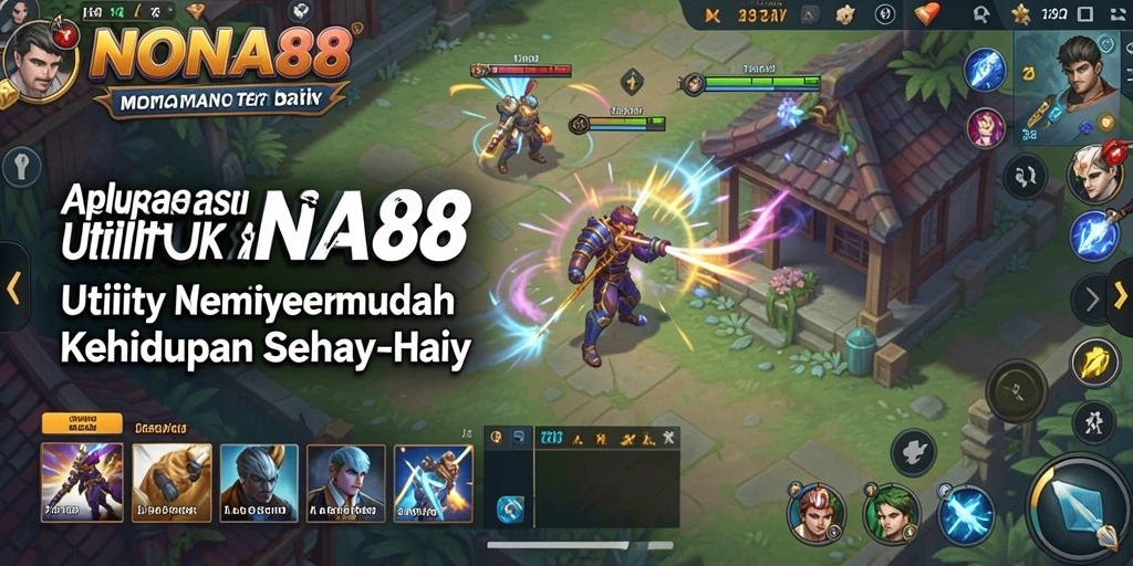 Tampilan utama NONA88 yang menampilkan berbagai fitur Utility.