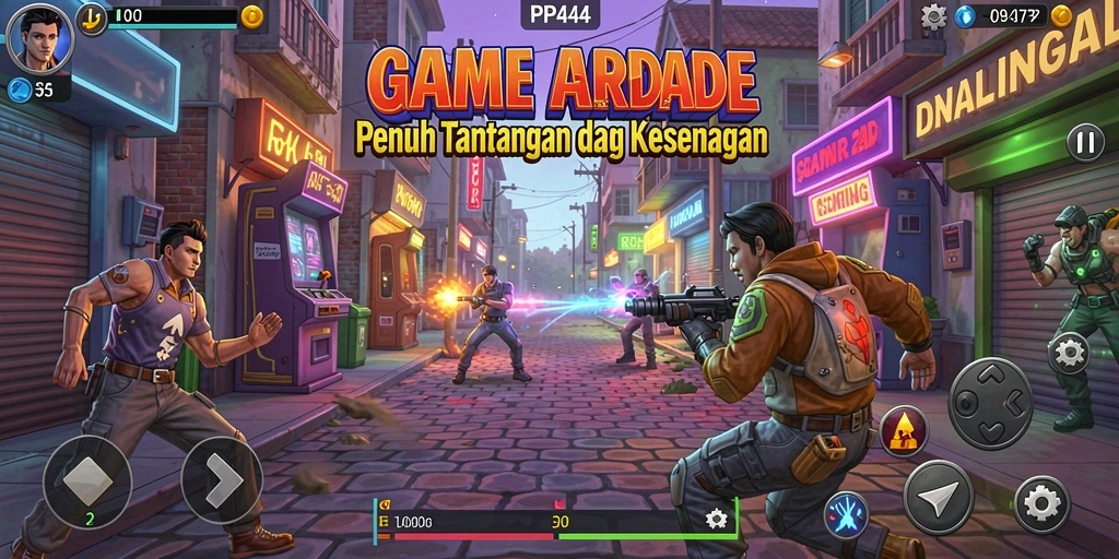 Tampilan gameplay PP444 yang menantang dan seru.