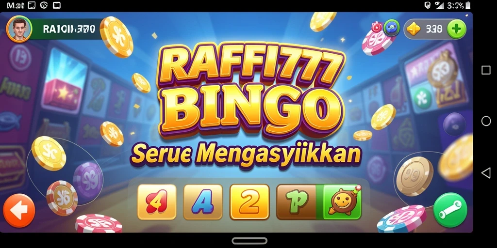 Tampilan gameplay RAFFI777 yang seru dan interaktif dalam permainan Bingo.