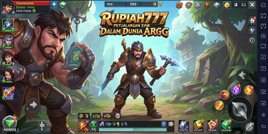 Tampilan gameplay seru dari RUPIAH777 dalam mode ARPG.