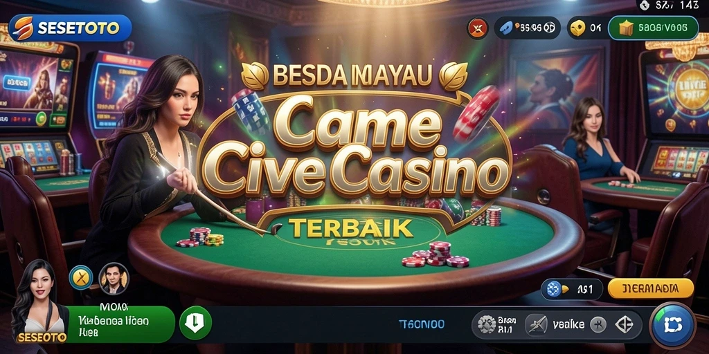 Tampilan gameplay seru di SESETOTO Live Casino.