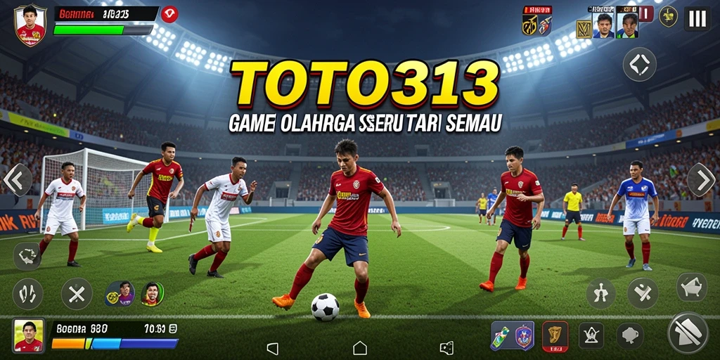 Tangkapan layar TOTO313 menampilkan aksi seru dalam permainan olahraga.