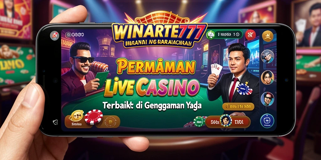 Tampilan gameplay LIVE CASINO yang mendebarkan dari WINRATE777.